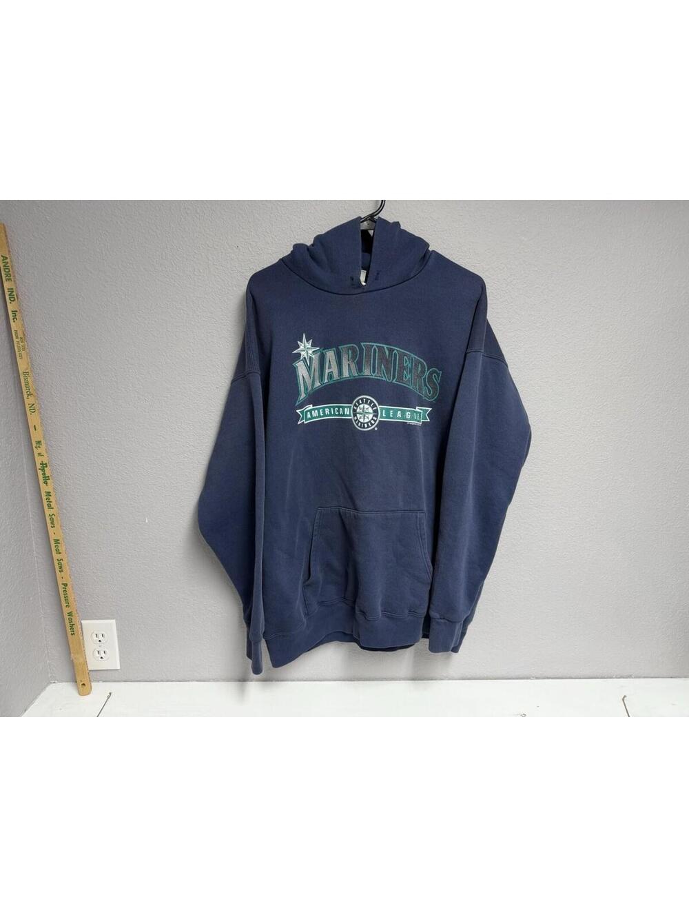 Vintage 2007 Seattle Mariners Hoodie Lee Sport MLB Size XL
